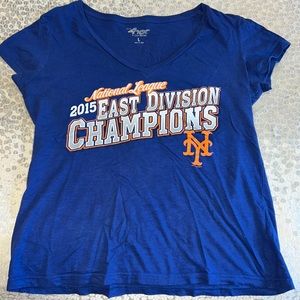 New York Mets 2015 NL East Division Champions Women’s Tee Size L
